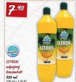 Koncentrát citronový Kapíto