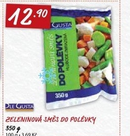 Zeleninová směs do polévky mražená Dle Gusta