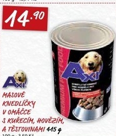 Konzerva pro psy Axi