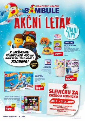 akční leták Bambule 4.1.2019-14.2.2019