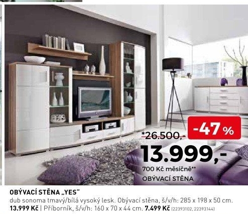 Obývací stěna Yes