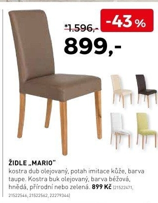 Židle Mario