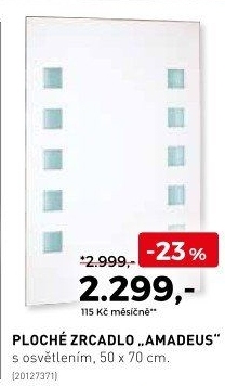 Ploché zrcadlo Amadeus