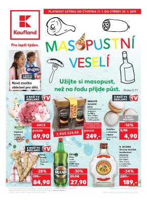akční leták Kaufland 17.1.2019-23.1.2019