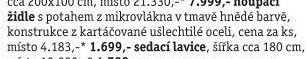 SEDACÍ LAVICE