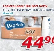 Toaletní papír 2vrstvý Big Soft