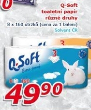 Toaletní papír Q Soft