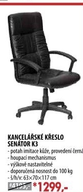Kancelářské křeslo SENÁTOR K3