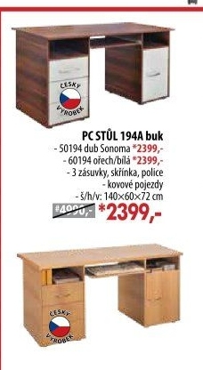 Stůl na počítač 194 buk
