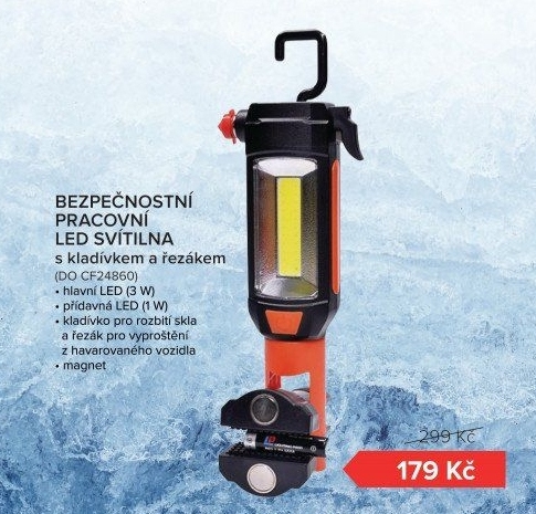 Bezpečnostní LED svítilna Carface