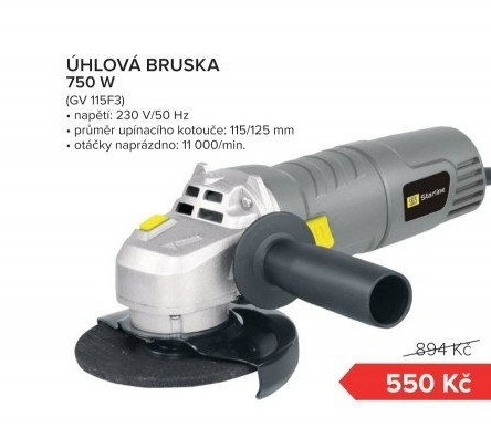 Úhlová bruska Starline