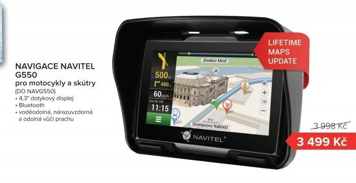 Navigace Navitel G550 Motocykl