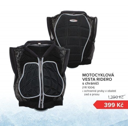 Motocyklová vesta Ridero