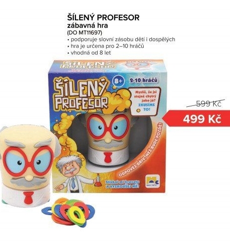 Hra Šílený profesor Mac Toys