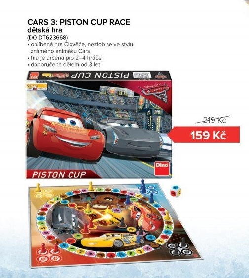 Desková hra Cars 3 Dino