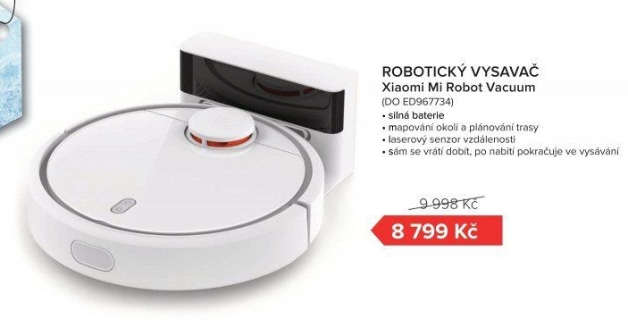 Robotický vysavač Xiaomi Mi Robot Vacuum