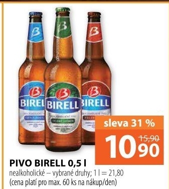 Nealkoholické pivo Birell