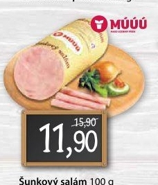 Salám šunkový Maso uzeniny Písek