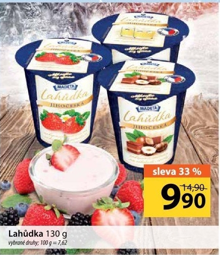 Dezert Lahůdka jihočeská Madeta