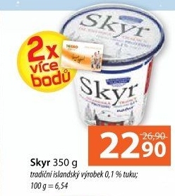 Dezert zakysaný bílý Skyr Bohušovická mlékárna