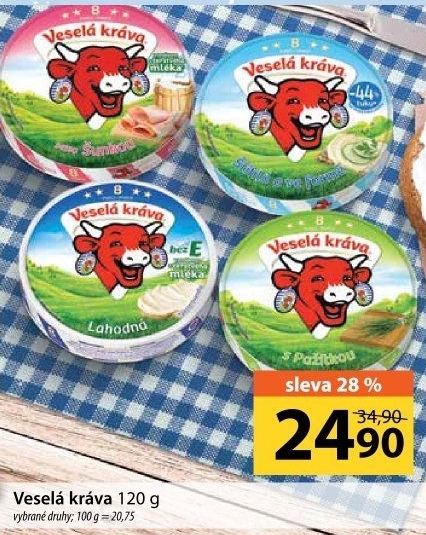 Sýr tavený Veselá kráva