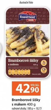 Bramborové šišky s mákem Vltavotýnské lahůdky