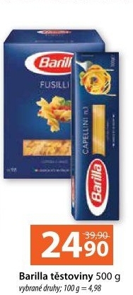 Těstoviny Barilla