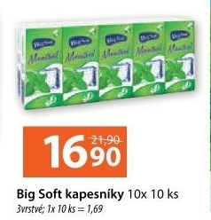Papírové kapesníčky 3vrstvé Big Soft