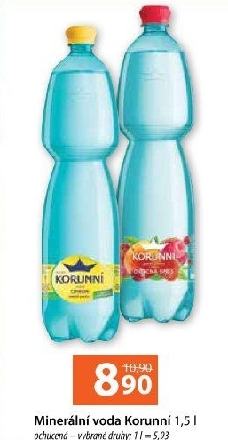 Voda ochucená Korunní