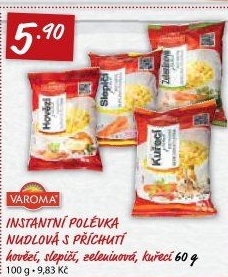 Instantní nudlová polévka Varoma