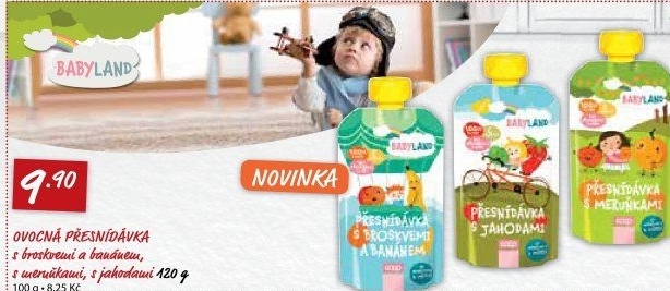 Přesnídávka ovocná kapsička Babyland