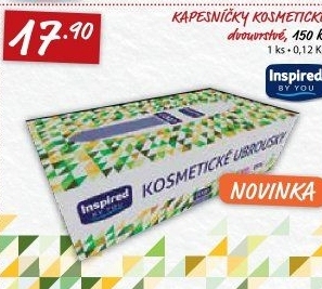 Papírové kapesníčky 2vrstvé Inspired By You - box