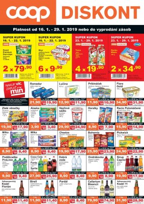 akční leták COOP 16.1.2019-29.1.2019