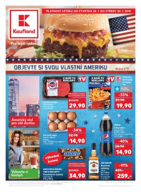 akční leták Kaufland 24.1.2019-30.1.2019