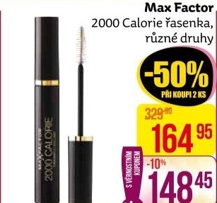 Řasenka Calorie 2000 Max Factor