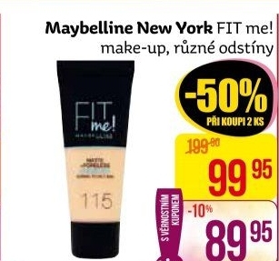 Make up Fit me! Matte + Poreless Maybelline