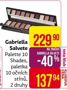 Paletka očních stínů Gabriella Salvete