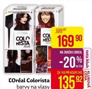 Barvy na vlasy Colorista L'