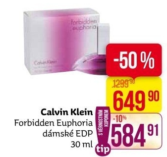 Parfémovaná voda dámská Euphoria Forbidden Calvin Klein