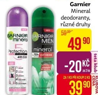 Deodoranty Garnier