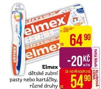 Kartáček na zuby Elmex