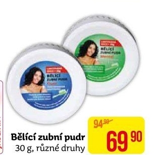 Pudr bělící na zuby EVA