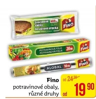 Potravinové obaly Fino