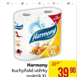 Utěrky kuchyňské 2vrstvé Praktik XL Harmony