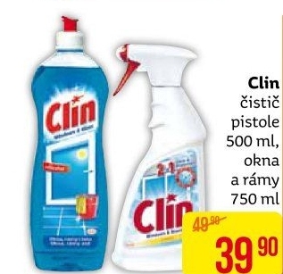 Čistič oken s alkoholem Clin