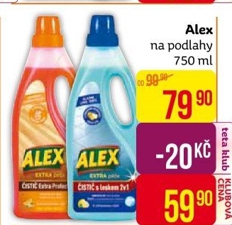 Čistič na podlahy Alex
