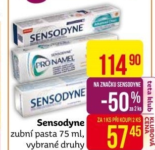 Pasta na zuby Sensodyne
