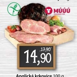 Anglická krkovice Maso uzeniny Písek