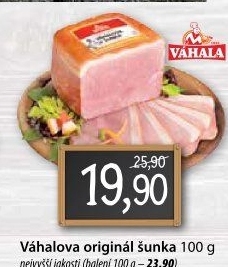 Váhalova šunka originál nejvyšší jakosti Váhala