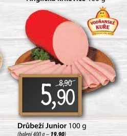 Salám drůbeží Junior Vodňanské kuře